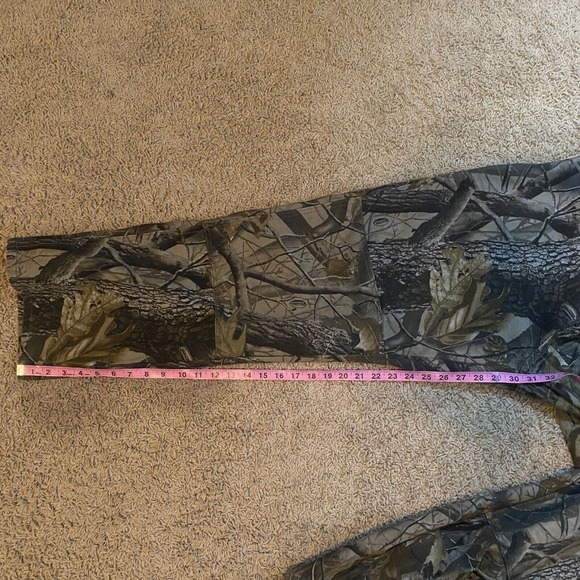 Outfitters Ridge Pants Mens Camo RealTree Hardwoods Hunting Double Knee 38x32 - Picture 6 of 6
